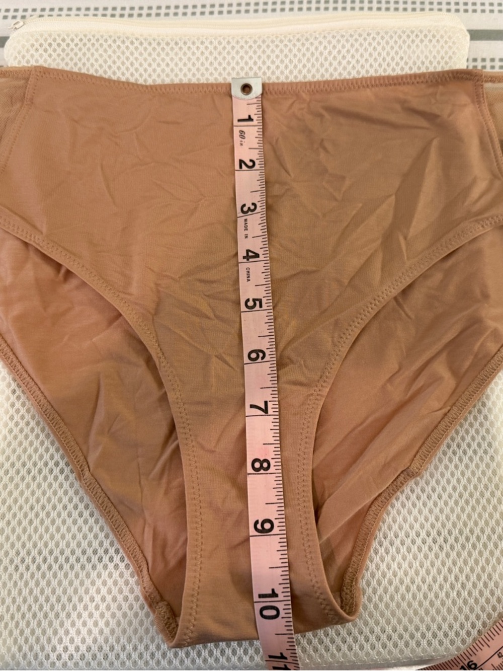 NWT Honeylove - BlissWear Mesh Bikini Panty - Sand - Picture 8 of 10